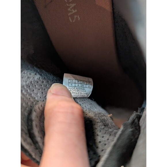 Toms Boots Womens Casual Desert Wedge Ankle Bootie Black Suede Lace Up Size 6 - Picture 10 of 12